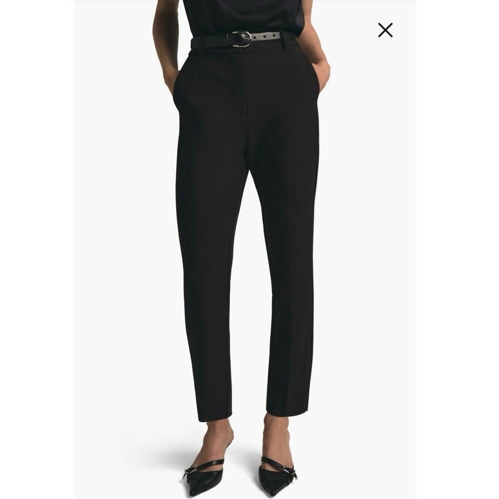 NWOT Favorite Daughter TheFavorite High Waist Ankle Cigarette Pant in Black SZ 2